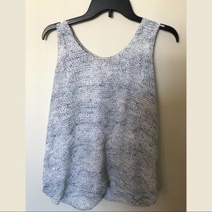 Light Blue Cross Back Tank